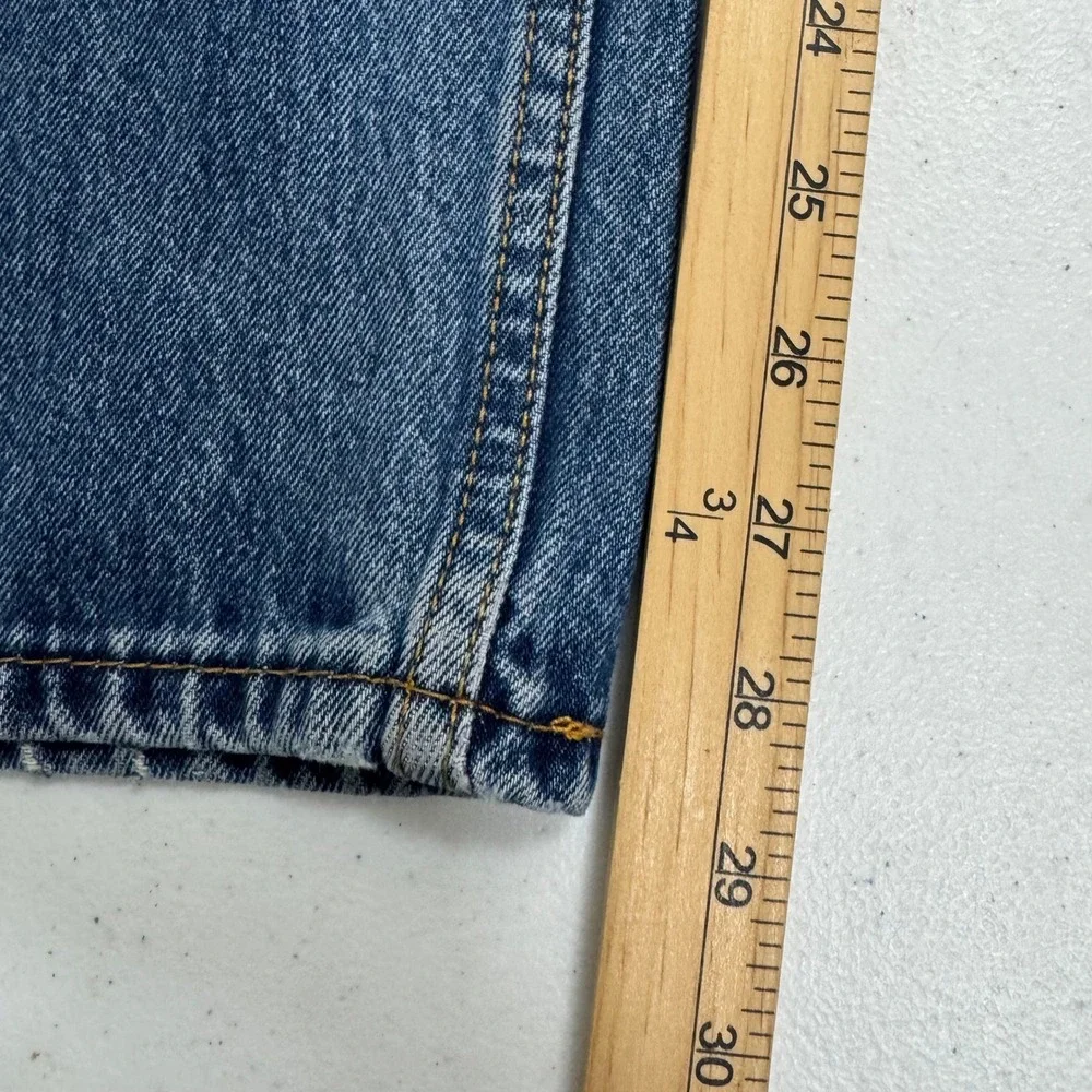 Levis 505 Regular Fit‎ Straight Leg Jeans Blue Medium Wash Mens W40 L30